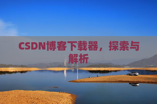 CSDN博客下载器，探索与解析
